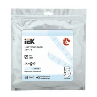 Светодиодная лента IEK IP20 12V 14,4Вт/м 6500К LED 5м, LSR2-2-060-20-3-05