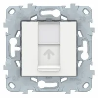 Розетка компьютерная RJ45 Cat.5 Schneider Electric UNICA NEW, белый, NU541118