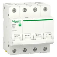 Автоматический выключатель Schneider Electric Resi9 4P 32А (C) 6кА, R9F12432