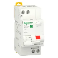 Дифавтомат Schneider Electric Resi9 1P+N 10А ( C ) 6 кА, 30 мА ( A ), R9D55610