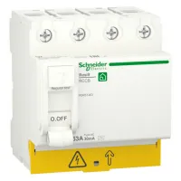 УЗО Schneider Electric Resi9 4P 63А, 30 мА ( AC ), R9R51463