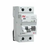 Дифавтомат EKF AVERES 1P+N 16А (B) 6 кА, 30 мА ( A ), rcbo6-1pn-16B-30-a-av