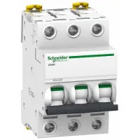 Автоматический выключатель Schneider Electric Acti9 3P 10А (D) 6kA, A9F75310