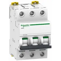 Автоматический выключатель Schneider Electric Acti9 3P 16А (D) 6кА, A9F75316