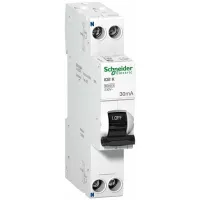 Дифавтомат Schneider Electric Acti9 2P 16А (C) 6кА 30мА (AC), A9D63616