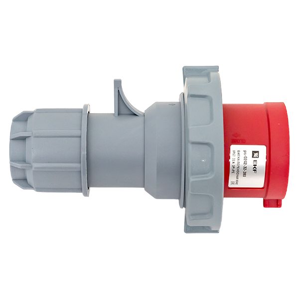 Вилка переносная 0242 3Р+РЕ 32А 380В IP67 EKF PROxima