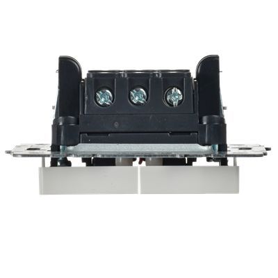 BRITE Выключатель 2-клавишный проходной 10А ВС10-2-6-БрБ белый IEK