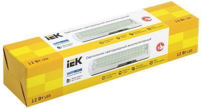 Светильник светодиодный аккумуляторный ДБА 3928 15ч 12Вт IEK