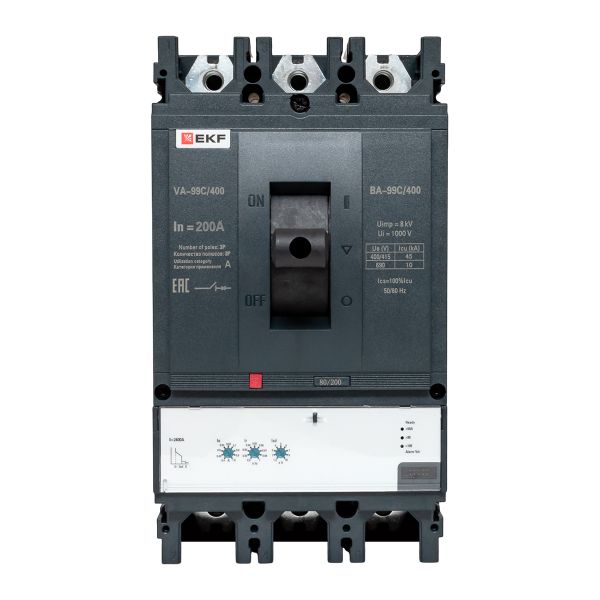 Выкл. Автом.  3П  200А  ВА-99C 400/200А 3P 45кА EKF PROxima
