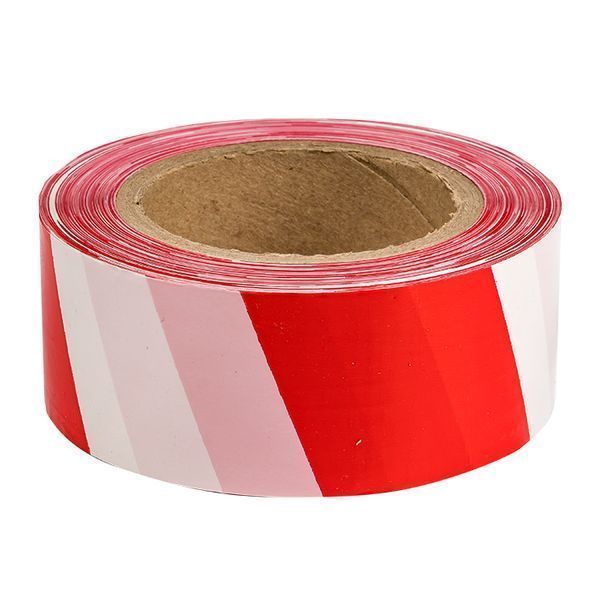 Лента оградительная ЛО "Красно-белая" 75x250 EKF Basic