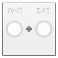 ABB  SKY Альпийский Бел. Накладка для TV-R-SAT роз.  /2CLA855010A1101/