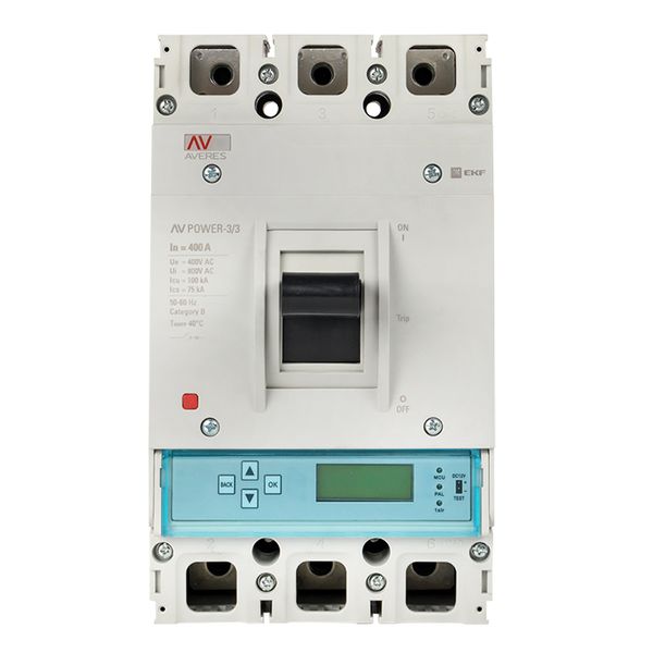 Выключатель автоматический в литом корпусе AV-POWER-3/3 400А 50кА ETU6.0 EKF
