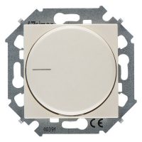 Диммер трехпроводный поворотный для светодиодных регулируемых ламп 5-215Вт Simon 15, слоновая кость