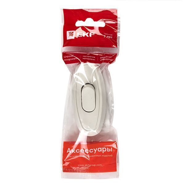 Переключатель бра бел. 6А 250В EKF PROxima