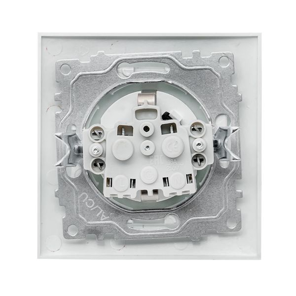 Валенсия розетка 1-местная с/з 16А белая с защ. штор. EKF PROxima