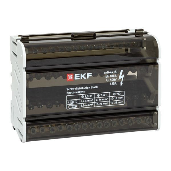 Шина нулевая в корпусе (4x15) EKF PROxima