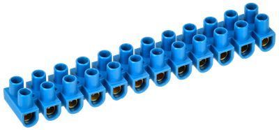 Зажим контактный винтовой ЗВИ-15 н/г 4,0-10мм2 12пар синий IEK