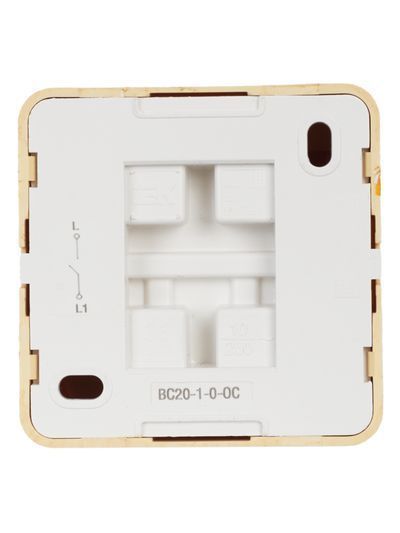 OKTAVA Выключатель 1-клавишный для открытой установки 10А ВС20-1-0-ОС сосна GENERICA