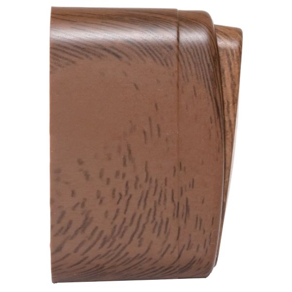 Выключатель 2-клавишный ОП Минск 10А тёмное дерево EKF