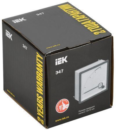Амперметр Э47 2500/5А класс точности 1,5 72х72мм IEK