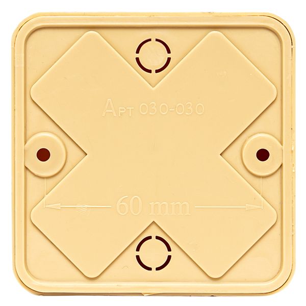 Коробка разветвительная KMP-030-030 (75х75х25) светлое дерево EKF PROxima