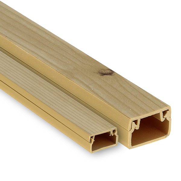 Канал кабельный (15x10) (144 м) светлое дерево EKF-Plast