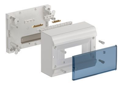 PRIME Корпус пластиковый ЩРН-П-9 модулей навесной белый IP41 IEK