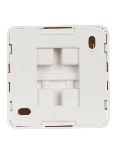 OKTAVA Выключатель 1-клавишный для открытой установки 10А ВС20-1-0-ОБ белый GENERICA