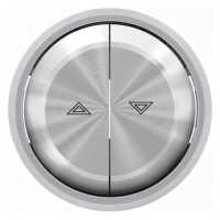 Клавиша для выключателя жалюзи 8144 и 8144.1 ABB SKY Moon, кольцо хром (8644 CR)