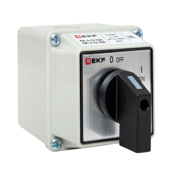 Перекл. кулачк. ПК-3-13 16А 3P "Вкл.-Выкл." IP54 EKF