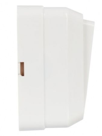 OKTAVA Выключатель 2-клавишный для открытой установки 10А ВС20-2-0-ОБ белый GENERICA