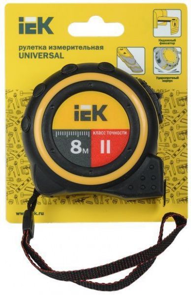 Рулетка измерительная UNIVERSAL 8м IEK