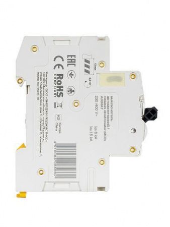 Выкл. автомат.  1П  10А хар-ка  B 6кА M06N IEK ARMAT