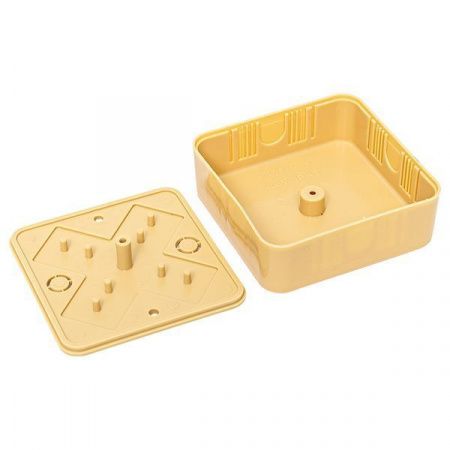 Коробка разветвительная KMP-030-030 (75x75x26) светлое дерево EKF PROxima