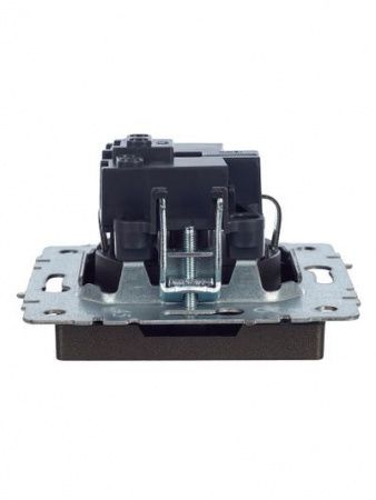 BRITE Розетка 1-местная с заземлением без защитных шторок 16А РС11-1-0-БрТБ темная бронза IEK