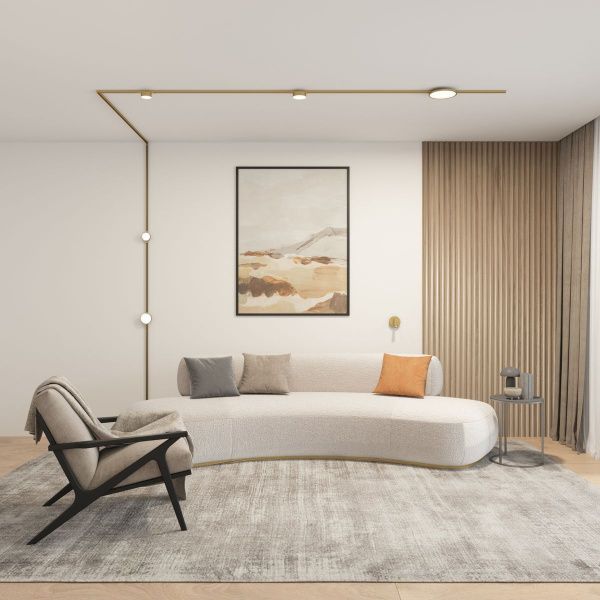 Трековый светодиодный светильник Denkirs Shine Flow DK5763-SB