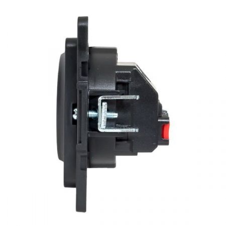 Стокгольм Механизм Розетки 1-местной с/з 16А автоматические клеммы черный с защ. штор. EKF PROxima