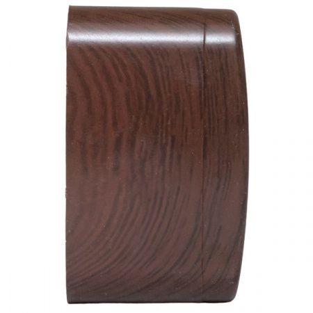 Розетка Phone 1-местная ОП Минск тёмное дерево EKF