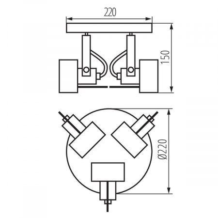 Спот Kanlux SONDA II EL-3O W 34927