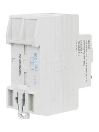 Выключатель дифференциальный (УЗО) ВД1-63S 2Р 50А 100мА IEK