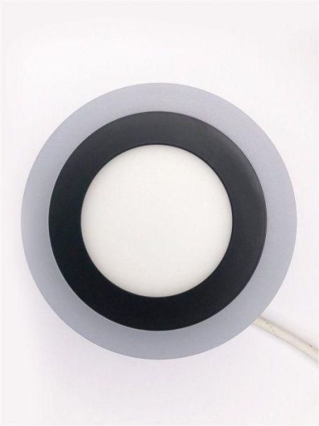 Настенно-потолочный светодиодный светильник Elvan NLS-500R-6/3-WW/NH-Bk