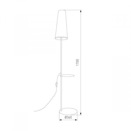 Торшер TK Lighting 5959 Zing