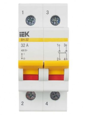 Выкл. нагрузки 2П  32А  IEK  ВН-32