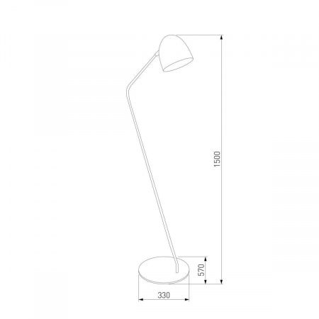 Торшер TK Lighting 5037 Soho Black