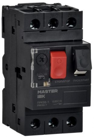 Пускатель ПРК32-1 In=1А Ir=0,63-1А Ue 660В MASTER IEK