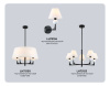 Люстра на штанге Ambrella light High light LH75153