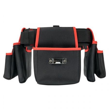 Сумка-пояс двухсекционная усиленная с двухшпеньковым ремнем С-12 EKF Professional