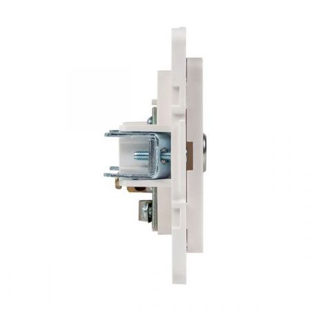 Стокгольм Механизм Розетки TV 1-местной 75Ом 5-862МГц винтовые клеммы белый EKF PROxima