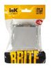 BRITE Выключатель 1-клавишный проходной 10А ВС10-1-6-БрА алюминий IEK