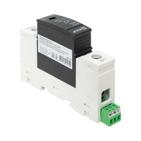 Ограничитель импульсных напряжений ОПВ-C/1P In 20кА 440В с сигн. EKF